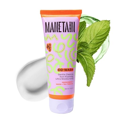 Manetain Co-Wash for Curly Hair 2 in 1 Shampoo & Conditioner - 100 ml
