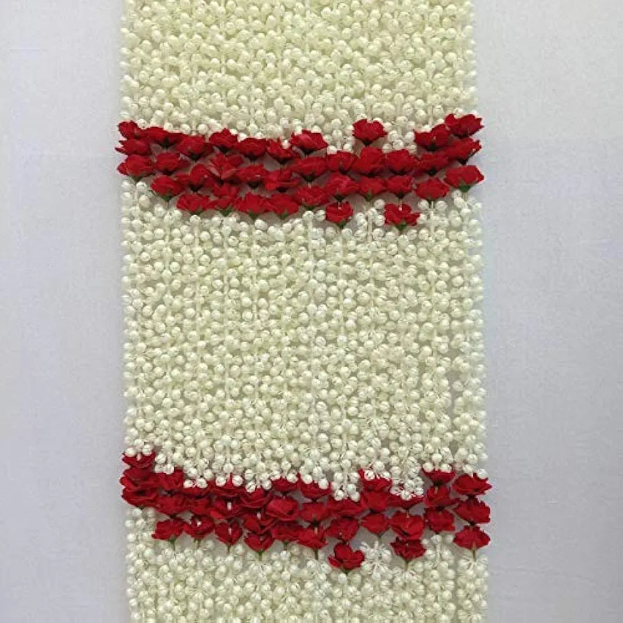 Set Of 4 Garlands 5Ft Long With 32 Roses In Each String 155 CM