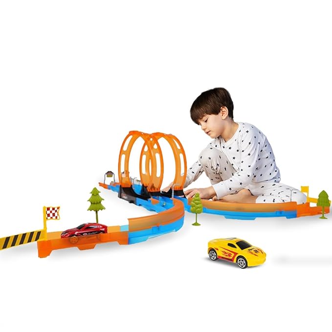 Wembley Multiplayer Track Set Loop Diecast Car Racing Adventure Toys