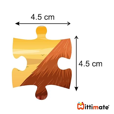 Mittimate Mud House Jigsaw Puzzle Game for Kids Age 4 to 6 Old 36 Pieces Puzzle Toy