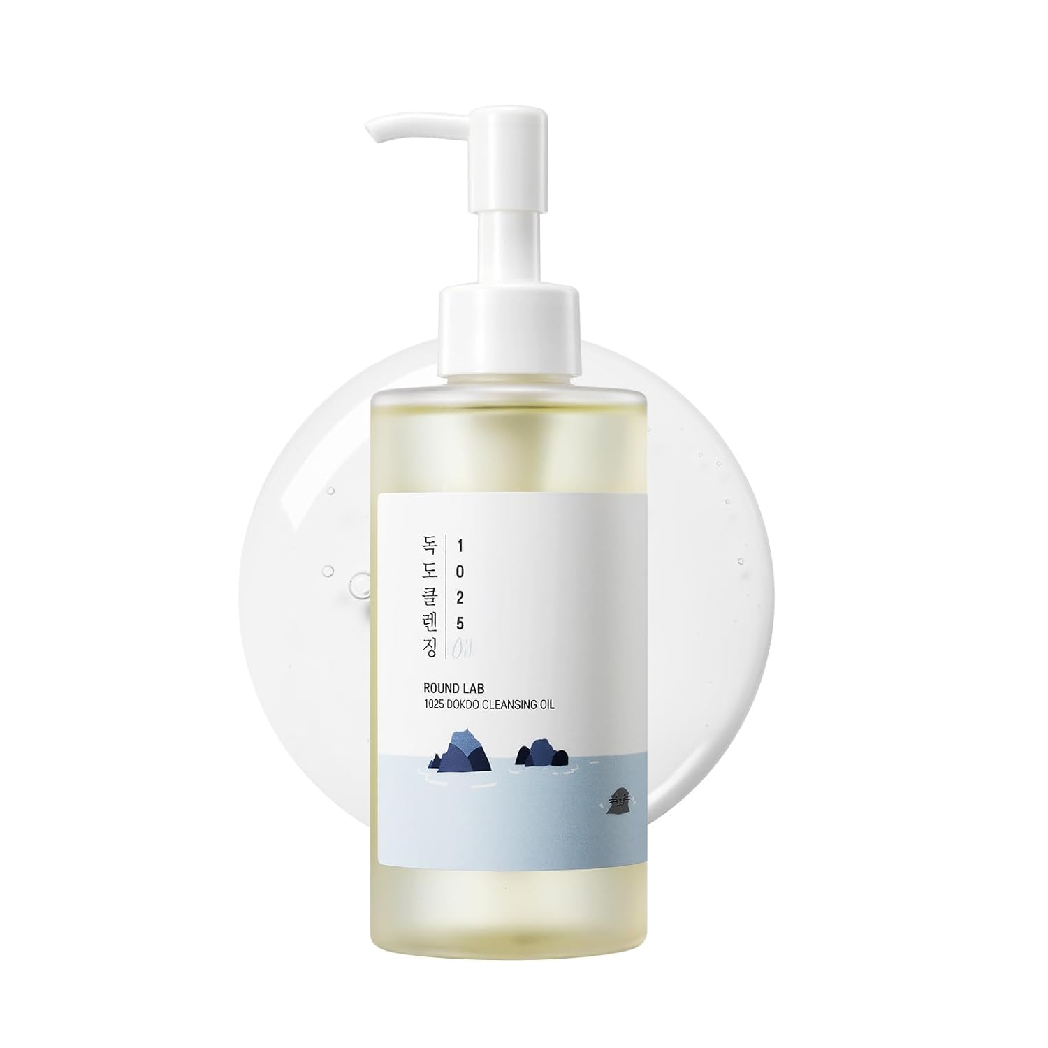 ROUND LAB 1025 Dokdo Cleansing Oil 200ml / Alcohol-Free, Blackhead Removal, Oil Cleansing