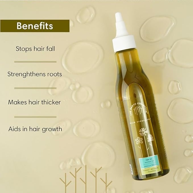 The Earth Collective Anti-Hair Fall Oil - 200 ml