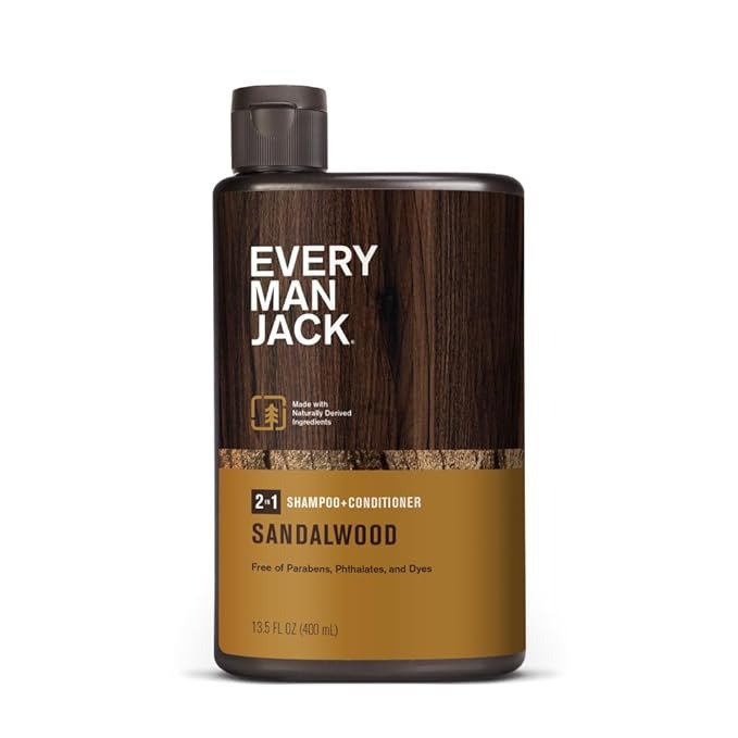 Every Man Jack Daily Shampoo + Conditioner Sandalwood - 400 ml