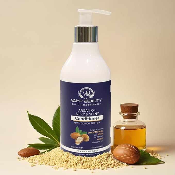 Vamp Beauty Argan Oil Silky & Shiny Conditioner - 300 Ml