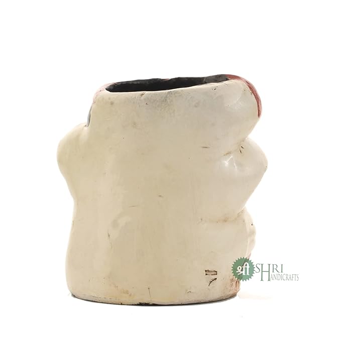 Indicast Resin 4" Inch Idol Ganesha Pen Holder Tabletop Display Stand for Home & Office Desk Organizer