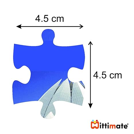 Mittimate Lotus Temple Jigsaw Puzzle Game for Kids Age 4 to 6 Old 36 Pieces Puzzle Toy Birthday Gift for Children