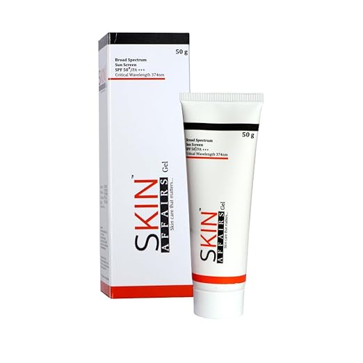 Skin Affairs Organics Broad Spectrum Spf-50 Sunscreen Gel For All Skin Types - 50 gms