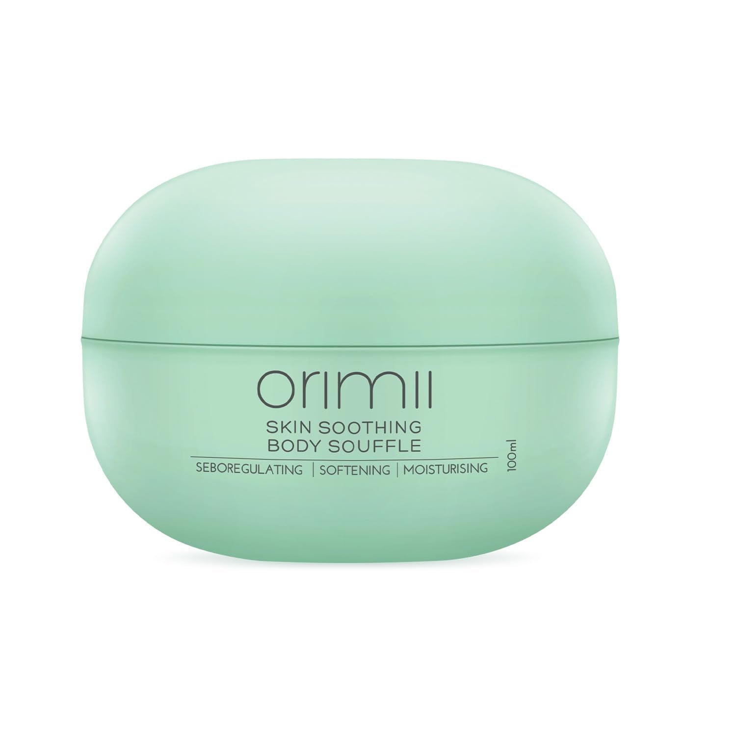 Orimii Skin Soothing Body Souffle for Sensitive Skin | Lightweight & Non Sticky Cream Soft, Supple & Itch Free Skin | Enriched with Calming Bisabolol | For Pregnancy & Breasfeeding Safe (100ml)