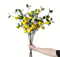 Artificial Fake Plant Flowers Artificial Cotton Stems Pack of 6