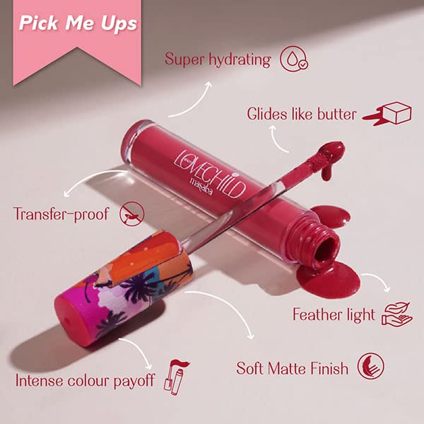 LoveChild Masaba Mamma mia! Lush-Matte Lip CrÃ¨me - Masala Chai (Nude Brown) Lush Matte Finish, Intense Hydration, Long Lasting, 3ml