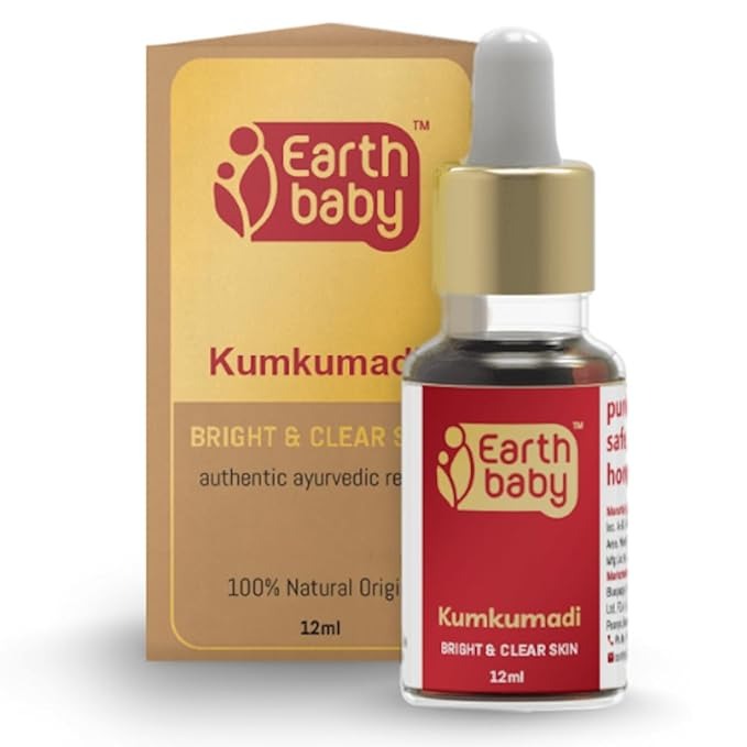Earthbaby Natural origin Ayurvedic kumkumadi face glowing oil tailam - 12 ml