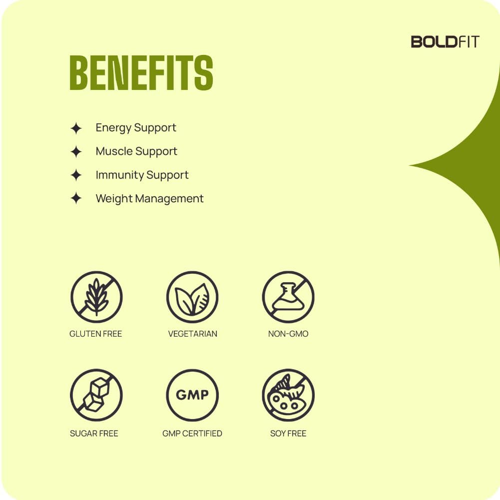 Boldfit Plant Based Protein Powder For Men & Women - Vegan Plant Protein Powder For Men & Women - Supports Metabolism, Immunity & Antioxidant - Cafe Mocha 1kg