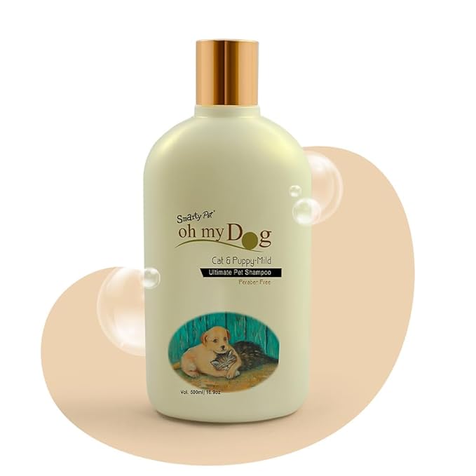 Pet Needs Oh My Dog Paraben Free Ultimate Pet Shampoo for Puppies & Cats | 1000ml | Cat & Puppy - Mild