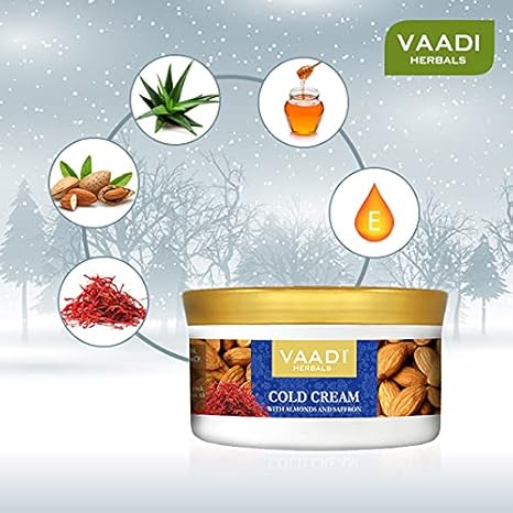 Vaadi Herbals Cold Cream - 150 gms (Pack of 3)