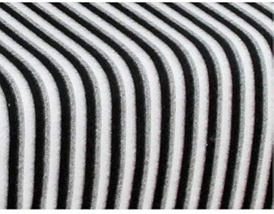 Starnstyle Polar Fleece Blanket, Single  Black &White