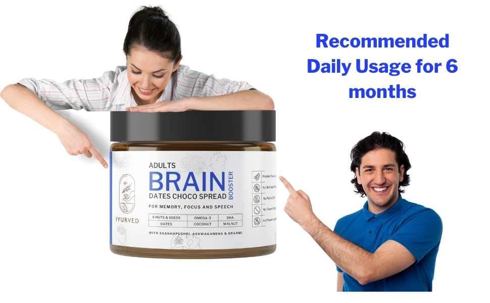 Iyurved Adults Brain Booster Dates Choco Spread - 500 gms