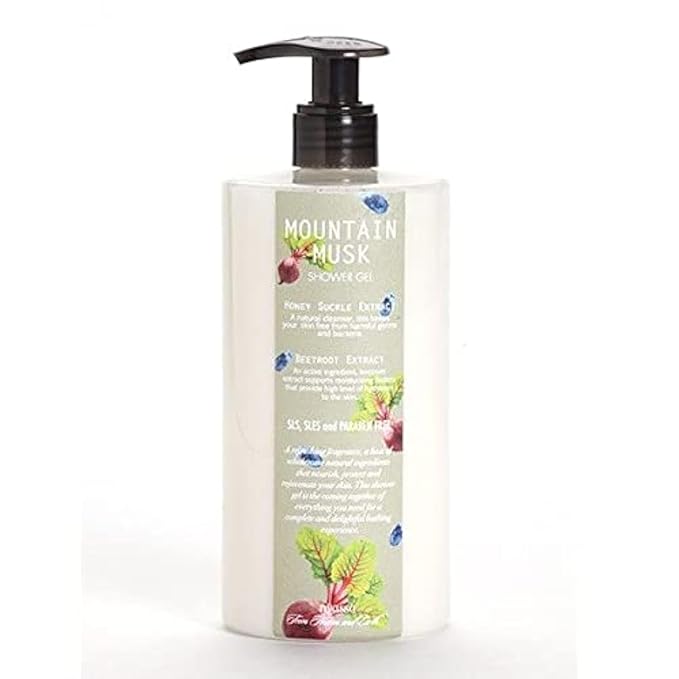 Nyassa Mountain Musk Shower Gel - 500 Ml | With Honeysuckle and Beetroot Extracts Body Wash