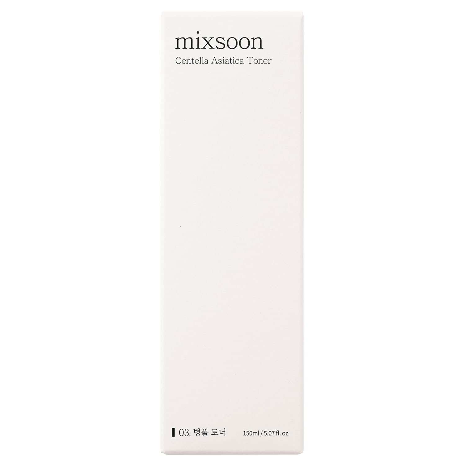 mixsoon Centella Asiatica Toner 150â€¯ml â€“ Hydrating & Soothing Korean Face Toner for Sensitive, Dry or Irritated Skin â€“ Lightweight Skin Essence & Moisture Booster