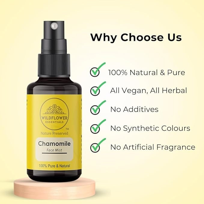 Wildflower Essentials Chamomile Water Natural solution - 15 ml
