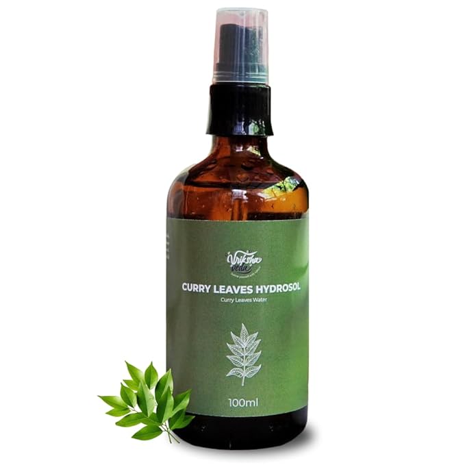 Vriksha Veda Curry Leaves Hydrosol Steam Distilled - 100 ml