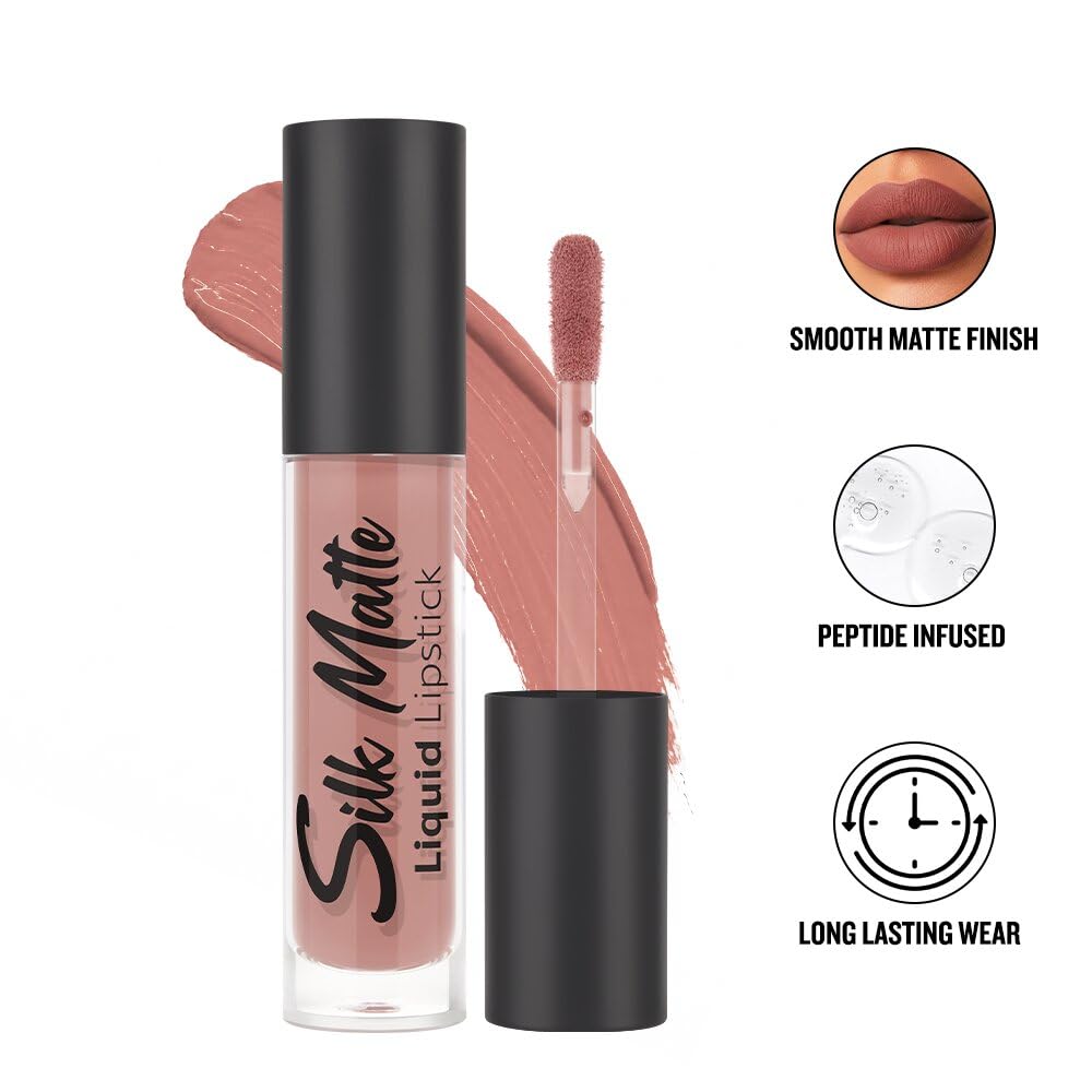 Daily Life Forever52 Silk Matte Liquid Lipstick 6 ml | Long-Lasting, Highly Pigmented, Hydrating Formula with Hyaluronic Acid, Peptides and Vitamin E