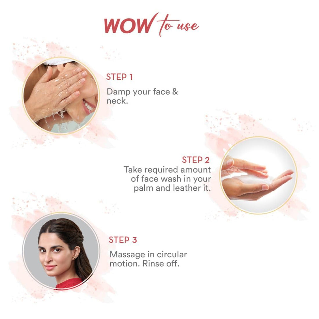 WOW Skin Science Apple Cider Vinegar Foaming Face Wash | Deep Cleansing | For Oily Skin | Fresh, Clear Skin | For Acne & Pimples | Paraben & Sulphates Free| Face Wash for Women & Men | 100 ml