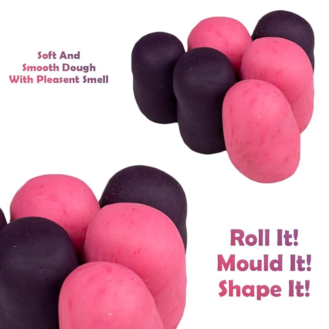 Ratnas Unicorn Dough Art Modelling, Shaping and Sculpting Kit for Kids 3+ Years | Non Toxic