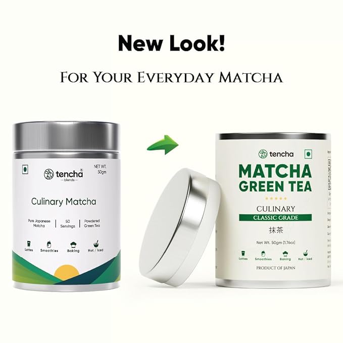 Tencha Culinary Matcha Pure Japanese Matcha Green Tea Powder - 50 gms
