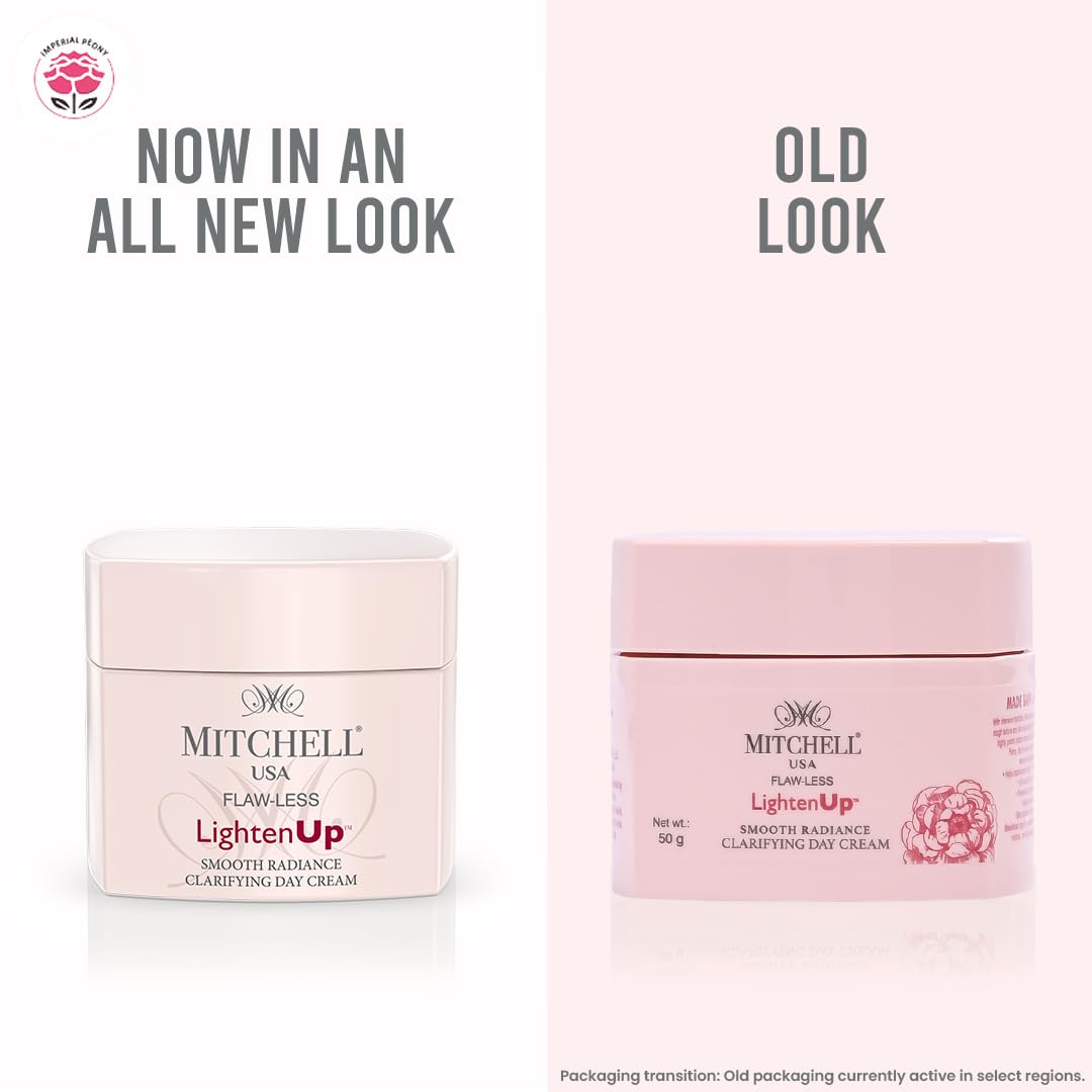 Mitchell Usa Flaw-less Lighten Up Smooth Radiance Clarifying Day Cream - 50 gms