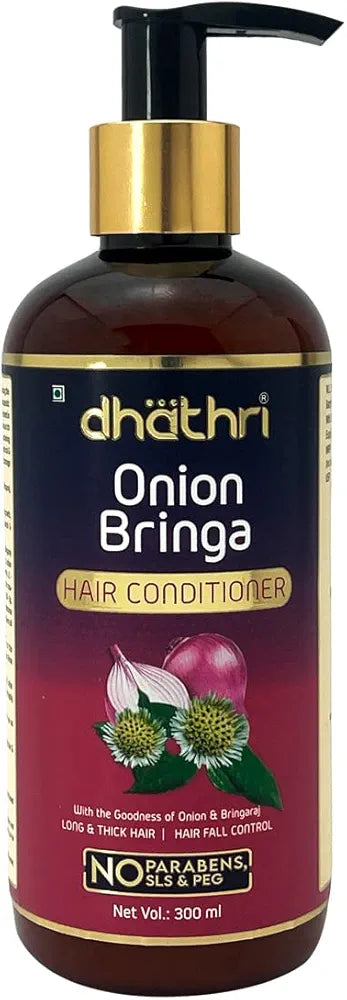 Dhathri Onion Bringa Floral Hair Conditioner For Strong And Healthy Hair - 300 ml