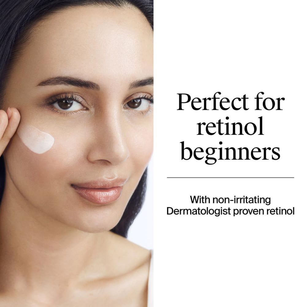Neutrogena Visible Repair Retinol Day & Night Cream 50g |With Derm Proven Retinol, Peptides & Soothing Complex | Boosts Collagen for Anti-Ageing | Visibly Renews Skin Texture, Evens Tone & Smoothes Fine Lines | Non Irritating