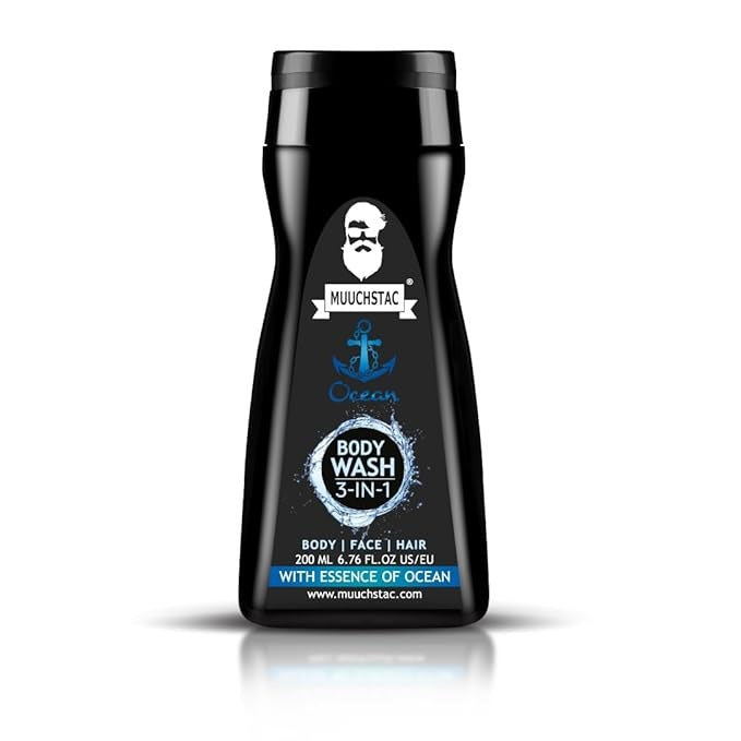 Muuchstac Ocean 3-in-1 Body Wash for Men - 200 ml