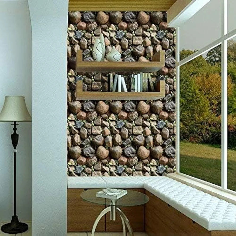 Jaamso Royals 3d Effect Stone Wall Papers for Home Design 12