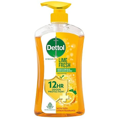 Dettol Body Wash Lime Fresh And Shower Gel - 500 ml
