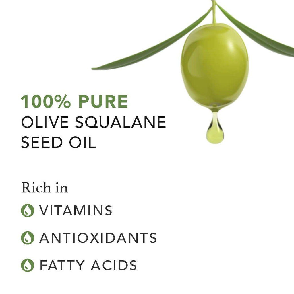 RAS Luxury Oils Olive Squalane Pure Plant Beauty Oil | For Hair, Skin & Nails | Lightweight, Reduces Fine Lines | Rich in Vitamins & Antioxidants | Natural and Organic, Cruelty Free, 35ml