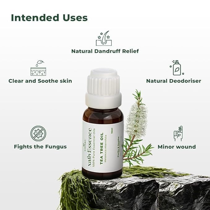 Xalivessence Tea Tree Essential Oil - 15 ml (Pack of 3)