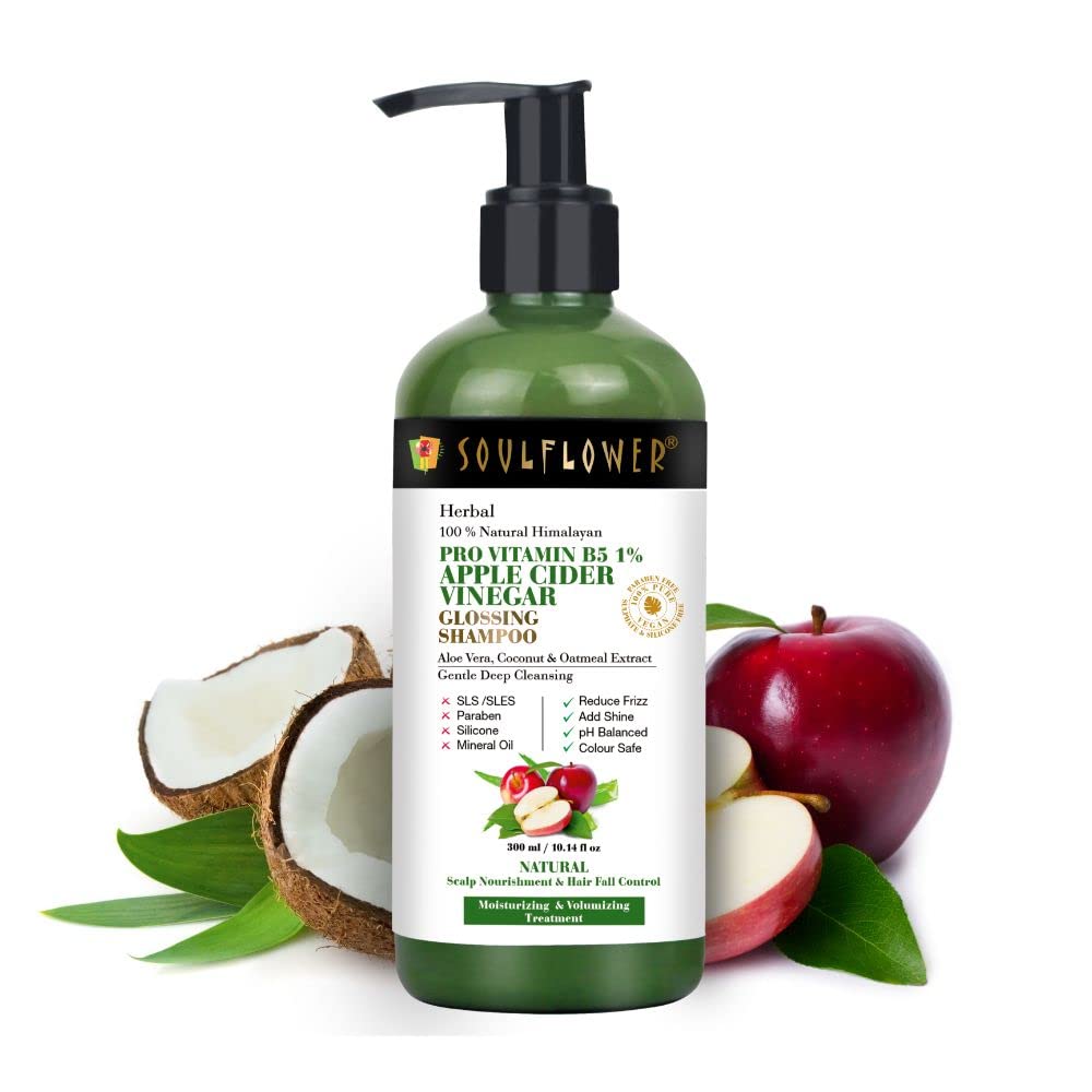 Soulflower Apple Cider Vinegar Shampoo - 300 ml