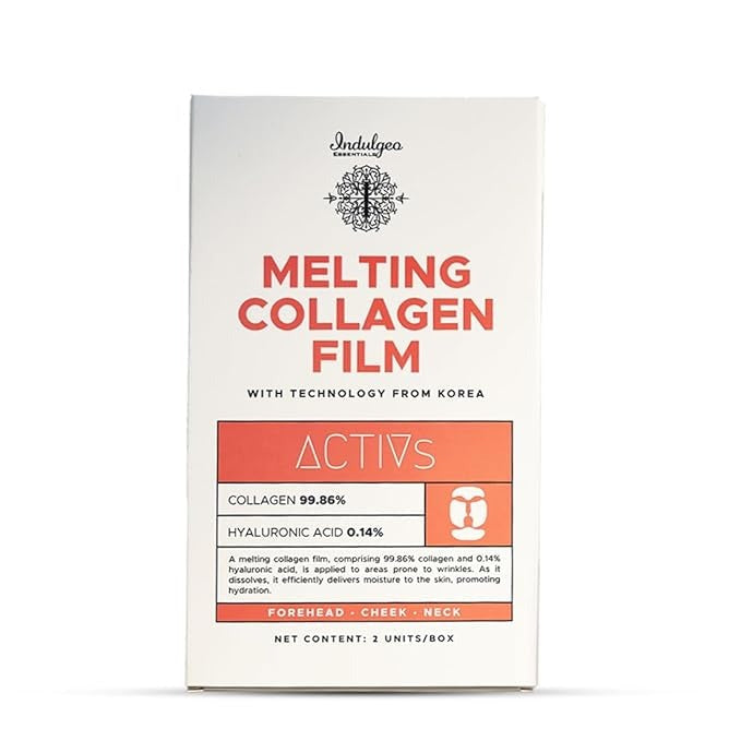 Indulgeo Essentials Melting Collagen Sheet Mask For Hydrated & Tightened Skin - Pack of 2