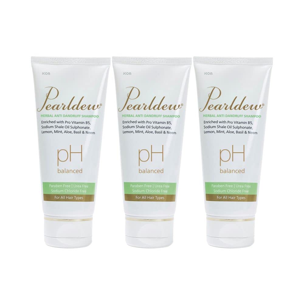 Pearldew Herbal Anti-dandruff Shampoo - 100 Ml | Pack of 3