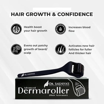 Dr. Sakhiya's Derma Roller For Hair Growth - 1 pies