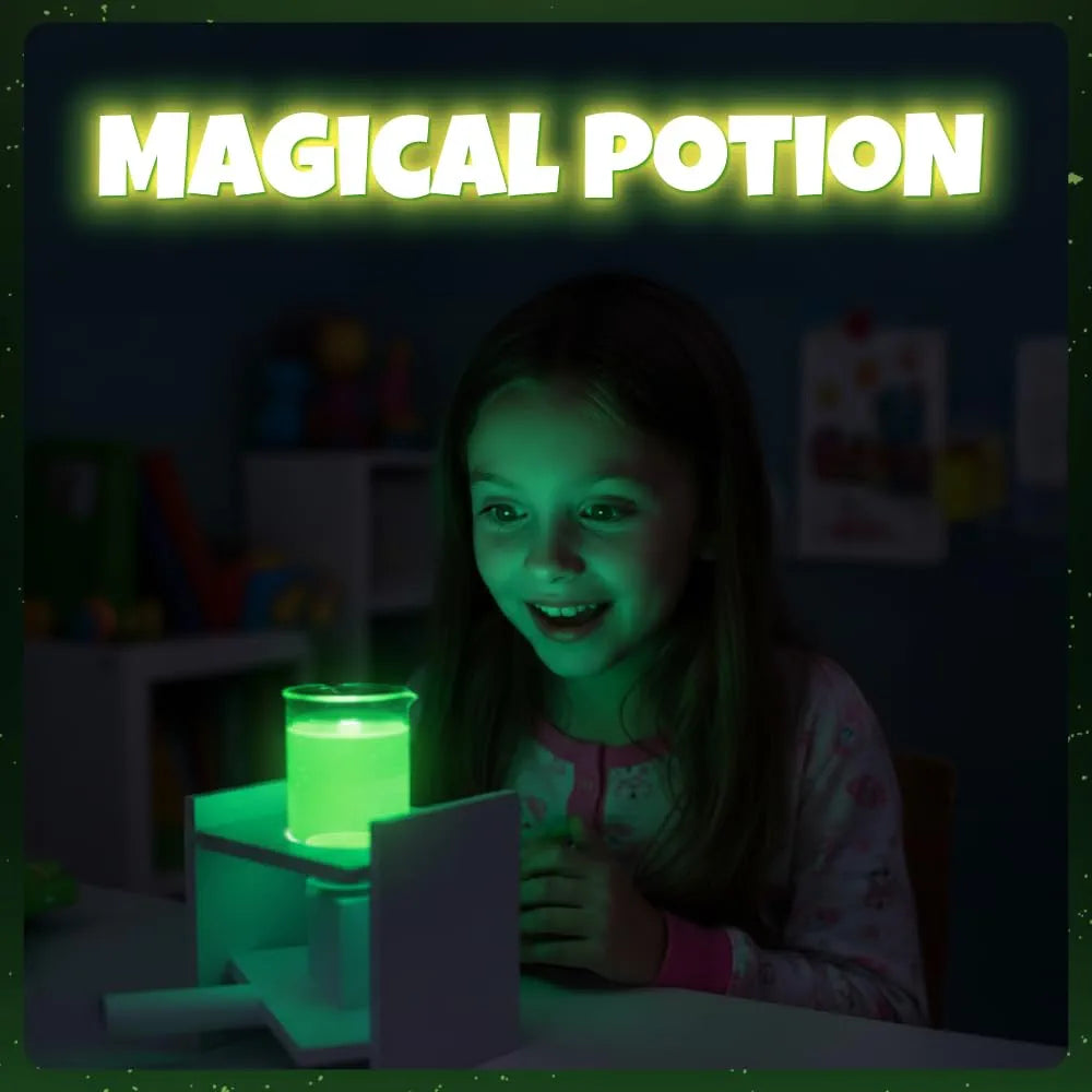 PW Glow in The Dark Science Kit for Kids, 15+ Amazing Science Experiments, STEM Learning for 8-12 Years Old, Birthday Gift for Boys & Girls