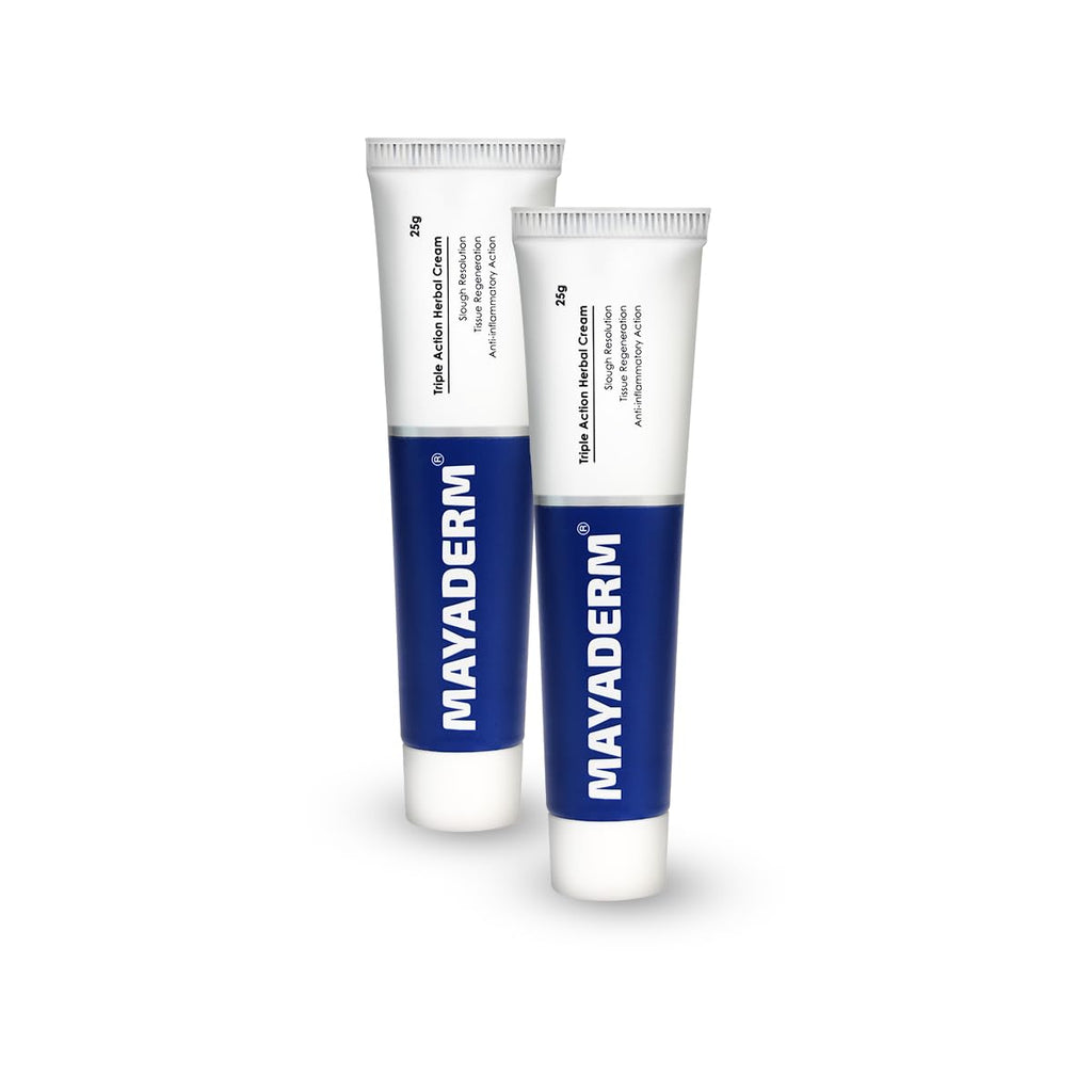 Multipurpose Herbal Cream 25g (Pack of 2), Gentle & Chemical Free Triple Action Healing Cream, Ideal for First-Aid, Minor Cuts, Wounds & Burns