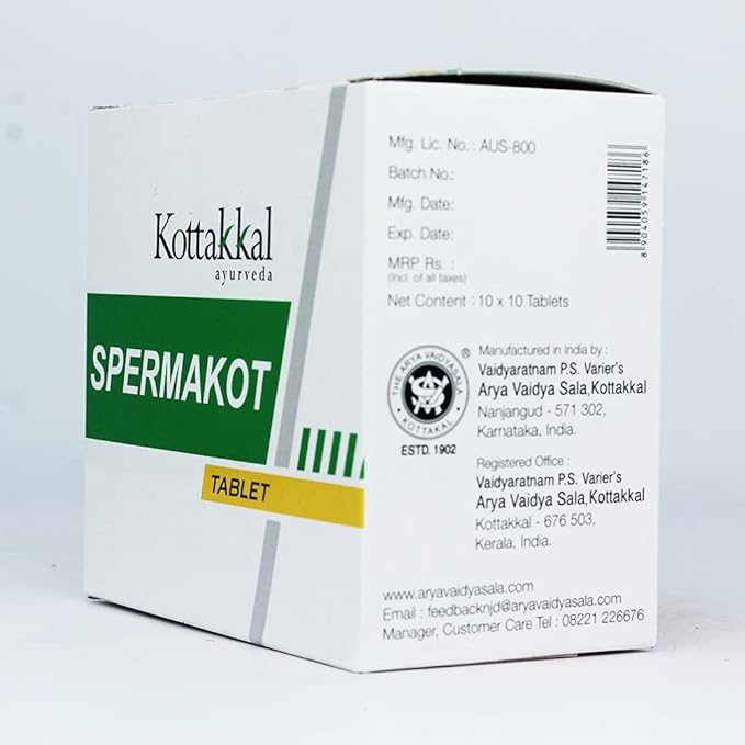 Kottakkal Arya Vaidyasala Spermakot Tablet - 100 Tabs