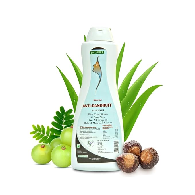 Dr. Jain's Anti Dandruff Hair Wash Shampoo - 500ml