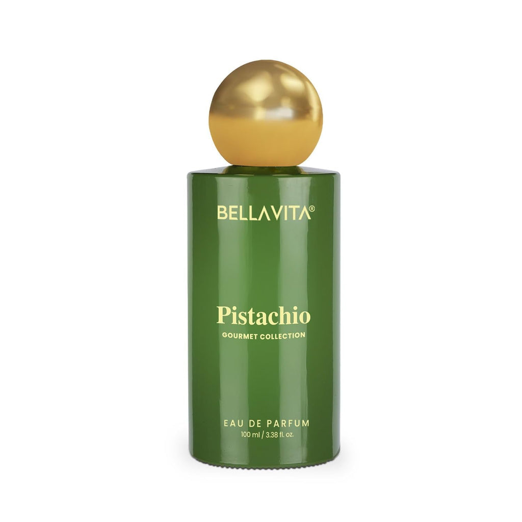 BELLAVITA Pistachio Gourmet Collection | Unisex Eau De Parfum 100ml || Long Lasting Perfume for Man and Woman Floral, Woody, Sweet Premium Unisex Fragrance for Men and Women |
