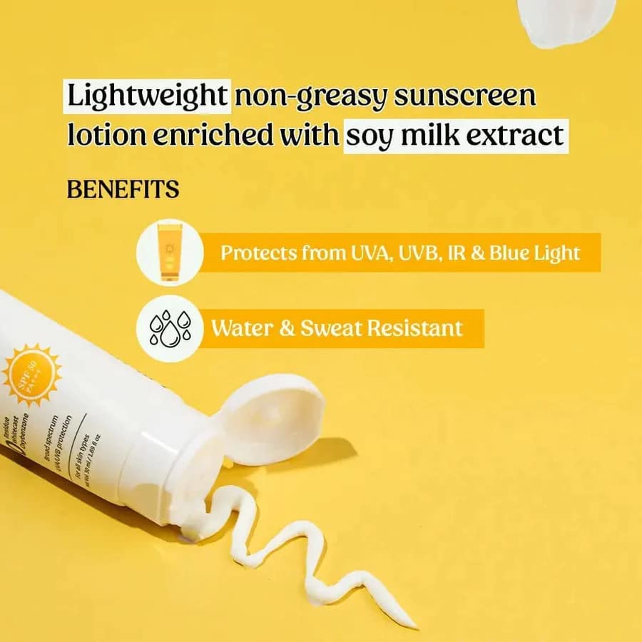 Vilvah Melt-In-Milk Sunscreen For All Skins Spf 50 Pa+++  - 50 ml