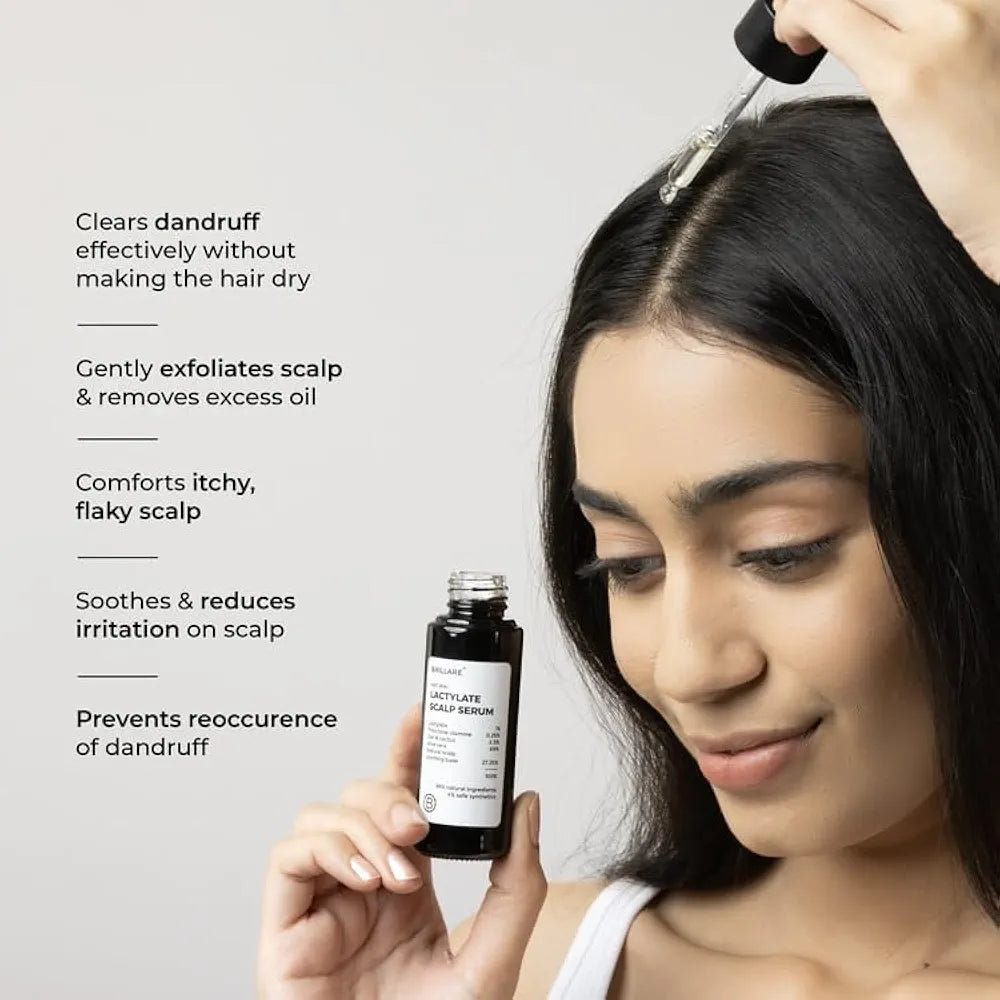 Brillare Lactylate Anti Dandruff Serum for Hair & Scalp - 30 ml