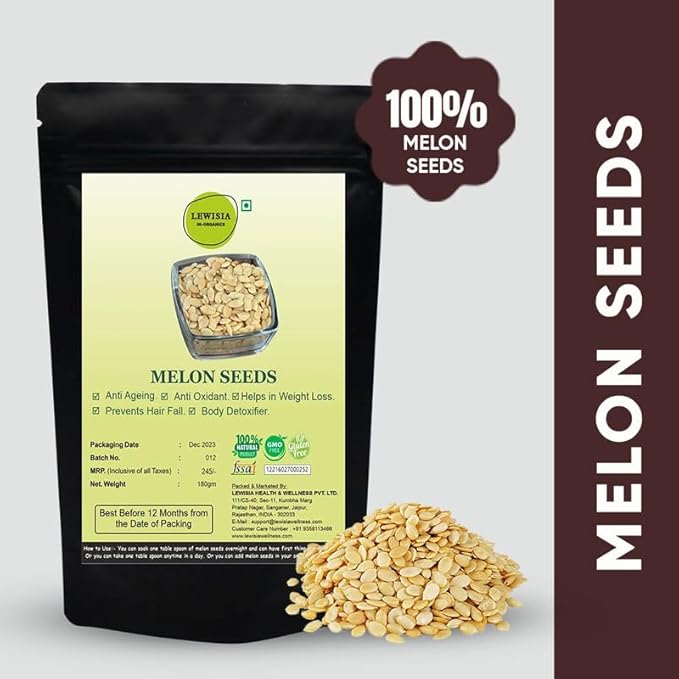 Lewisia In Organics Premium Melon Seed - 180 gms
