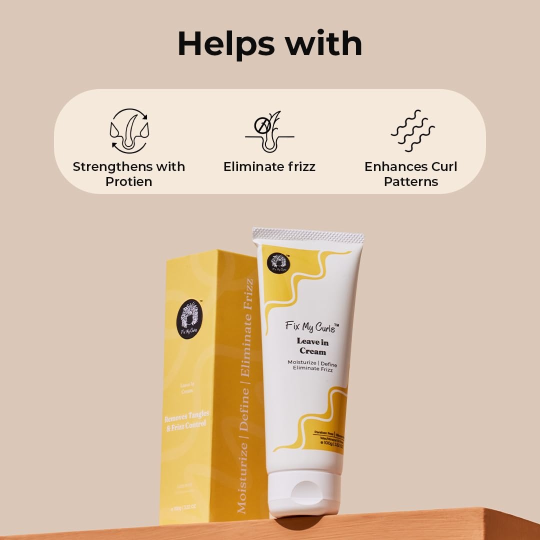 Fix My Curls Leave In Cream - 100 gms