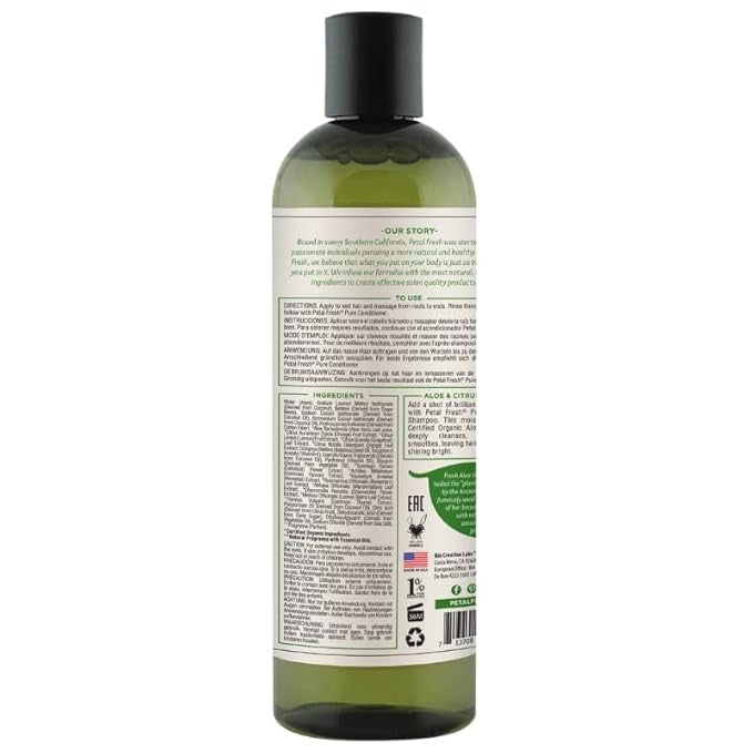 Petal Fresh Pure Ultra Shine Aloe & Citrus Shampoo - 355 ml